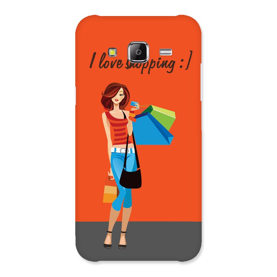 Love Shopping Classy Girl Back Case for Samsung Galaxy J5