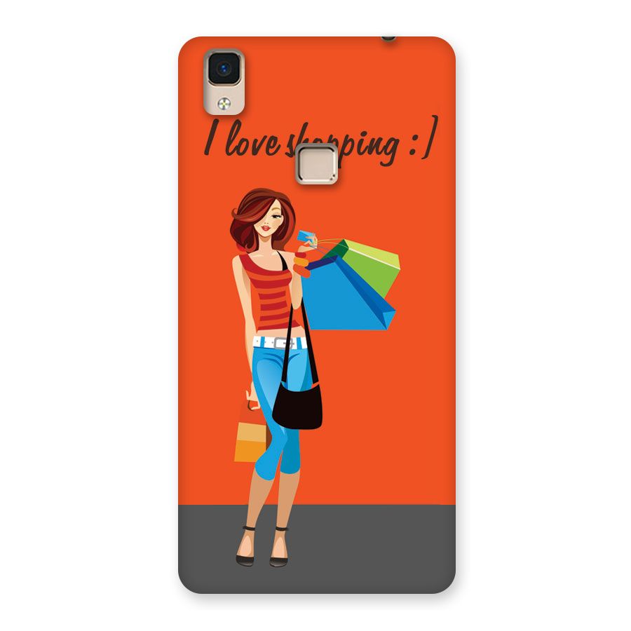Love Shopping Classy Girl Back Case for V3 Max