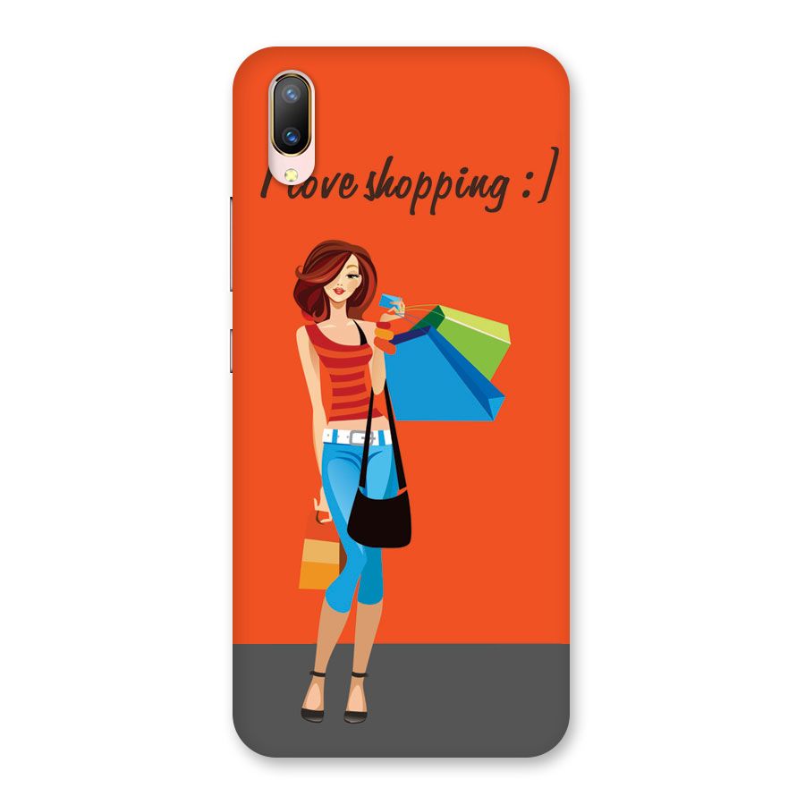 Love Shopping Classy Girl Back Case for Vivo V11 Pro