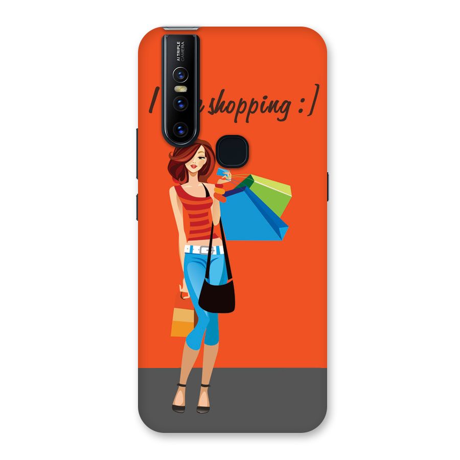 Love Shopping Classy Girl Back Case for Vivo V15