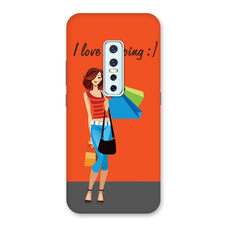 Love Shopping Classy Girl Back Case for Vivo V17 Pro
