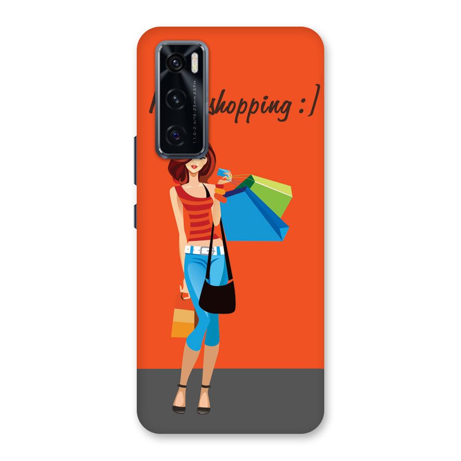 Love Shopping Classy Girl Back Case for Vivo V20 SE