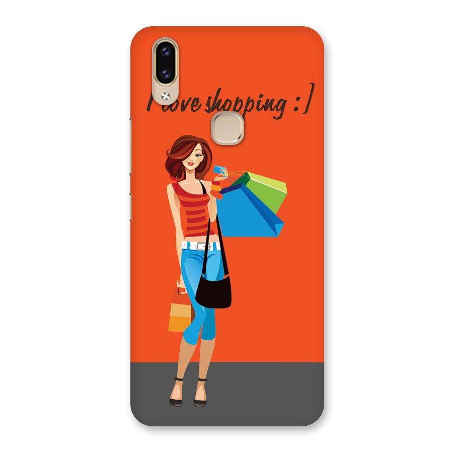 Love Shopping Classy Girl Back Case for Vivo V9 Youth