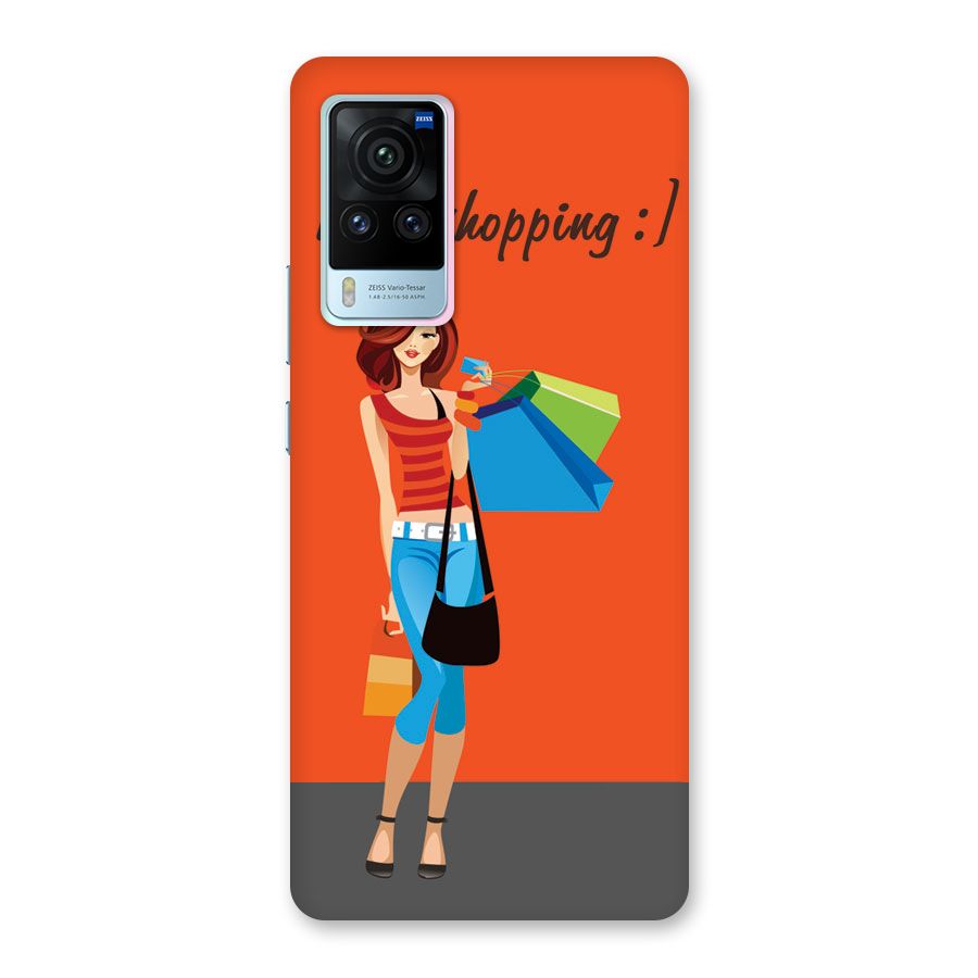 Love Shopping Classy Girl Back Case for Vivo X60 Pro