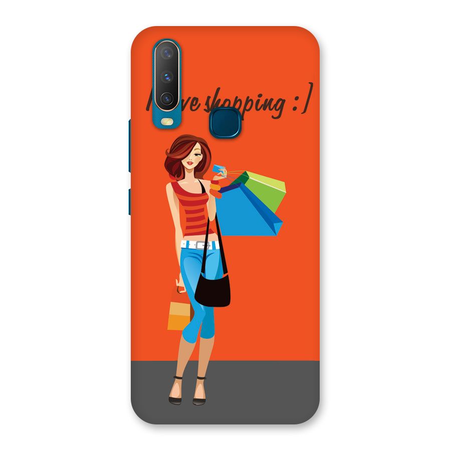 Love Shopping Classy Girl Back Case for Vivo Y15