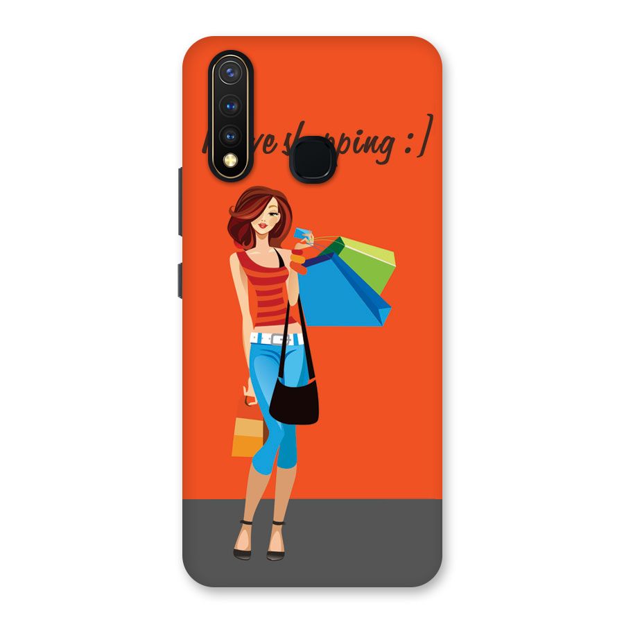 Love Shopping Classy Girl Back Case for Vivo Y19