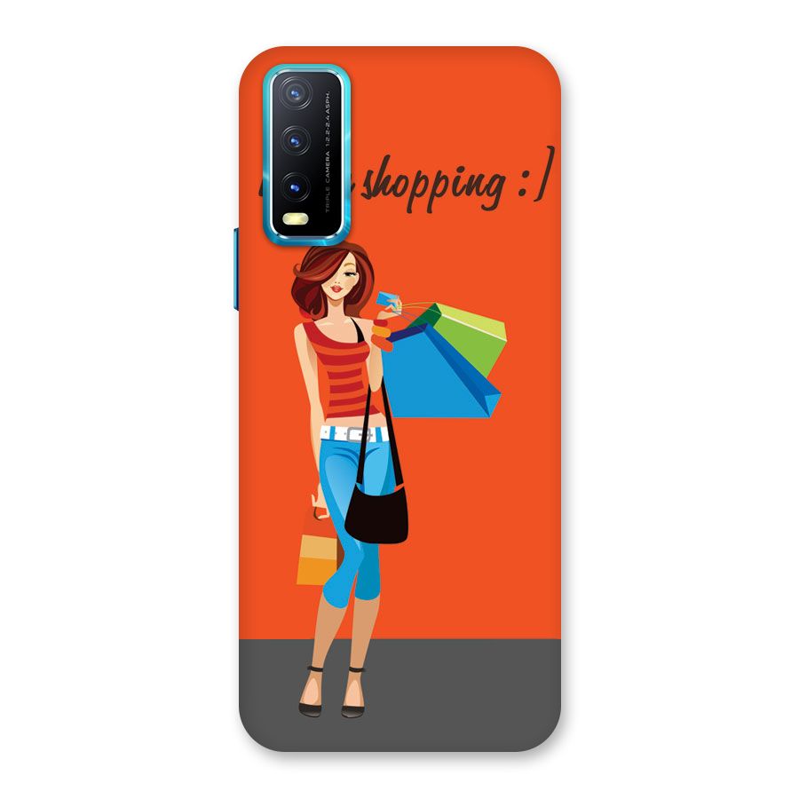 Love Shopping Classy Girl Back Case for Vivo Y20A