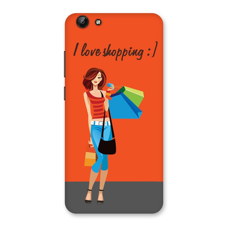 Love Shopping Classy Girl Back Case for Vivo Y69