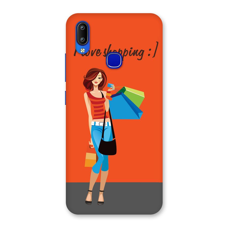 Love Shopping Classy Girl Back Case for Vivo Y91