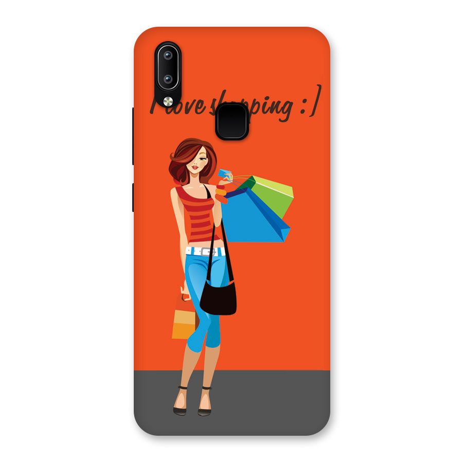 Love Shopping Classy Girl Back Case for Vivo Y93