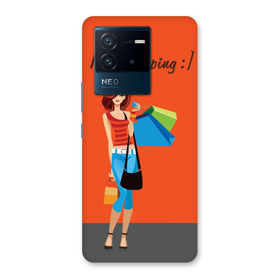 Love Shopping Classy Girl Back Case for Vivo iQOO Neo 6 5G