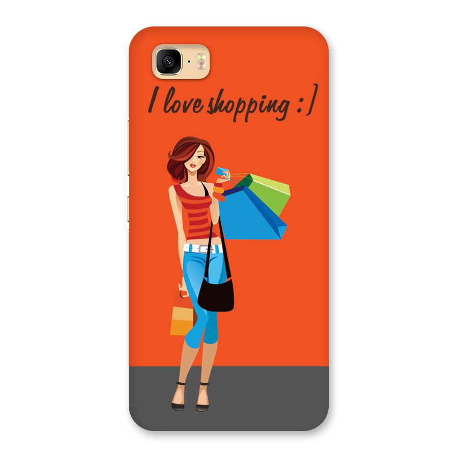 Love Shopping Classy Girl Back Case for Zenfone 3s Max