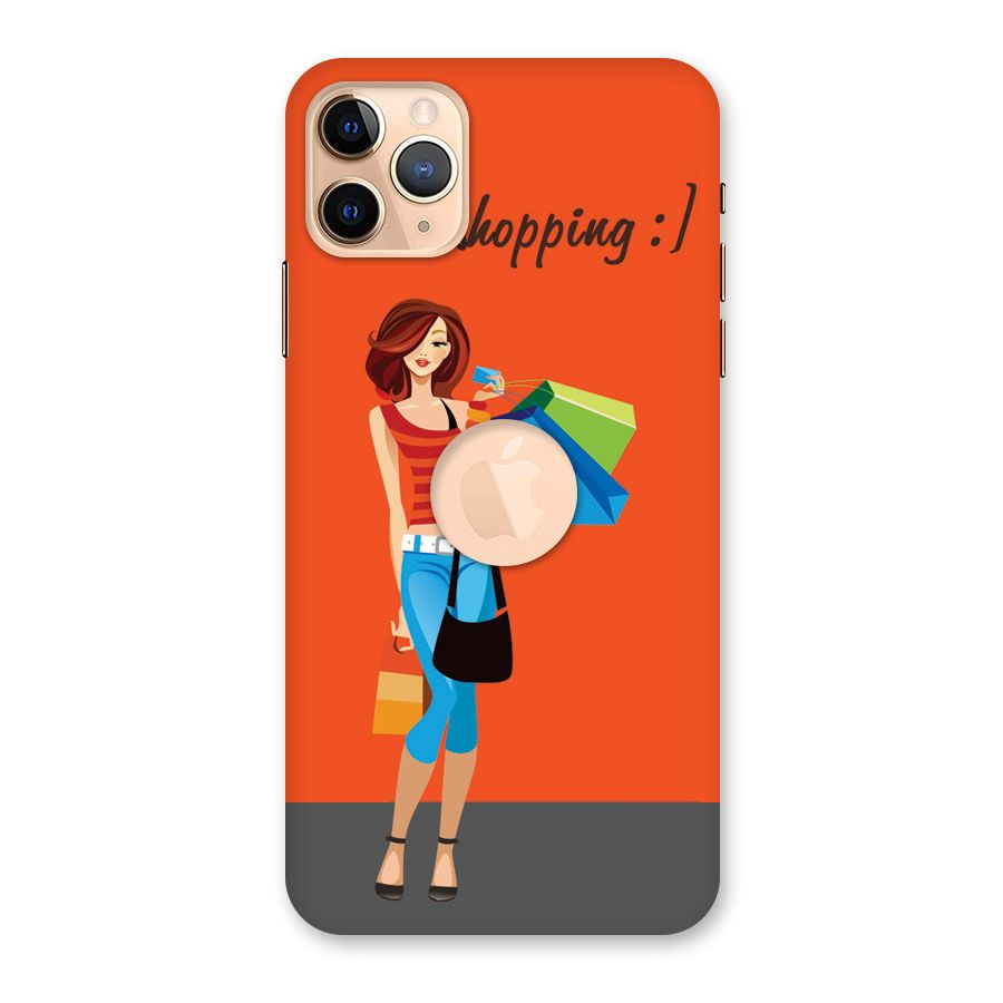 Love Shopping Classy Girl Back Case for iPhone 11 Pro Max Logo Cut
