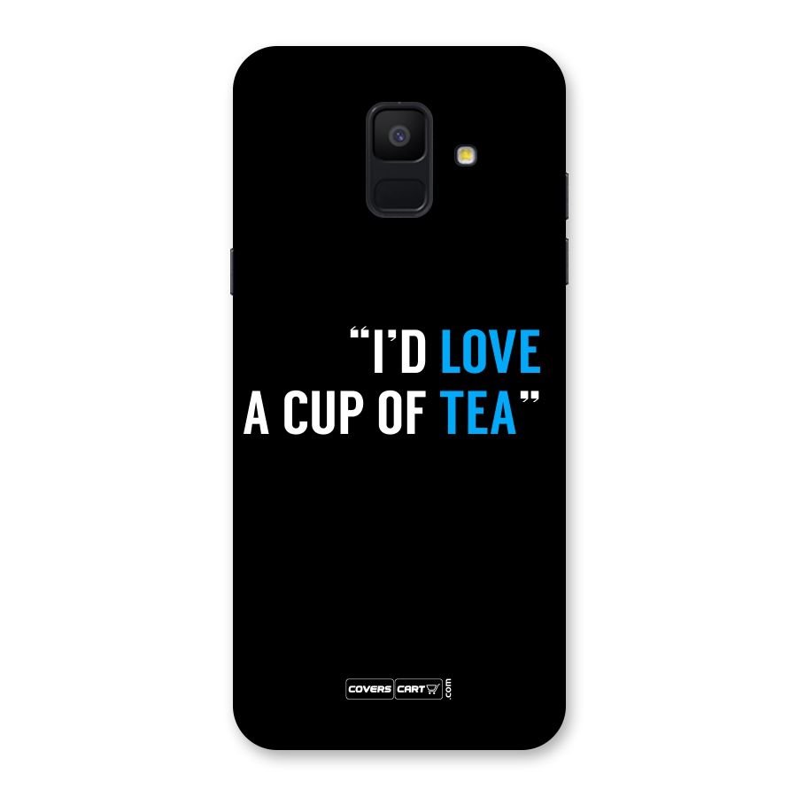 Love Tea Back Case for Galaxy A6 (2018)