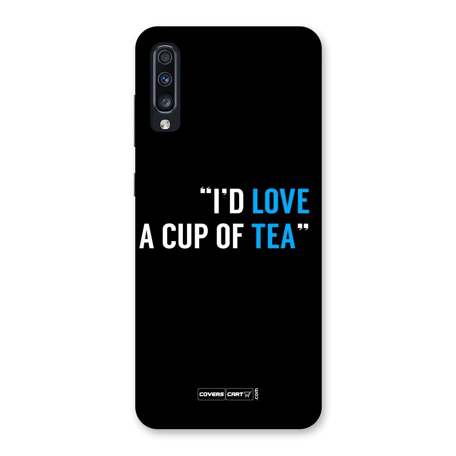 Love Tea Back Case for Galaxy A70
