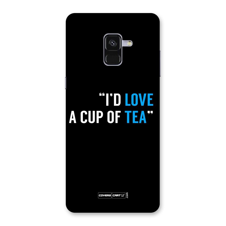 Love Tea Back Case for Galaxy A8 Plus