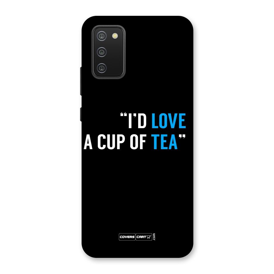 Love Tea Back Case for Galaxy M02s