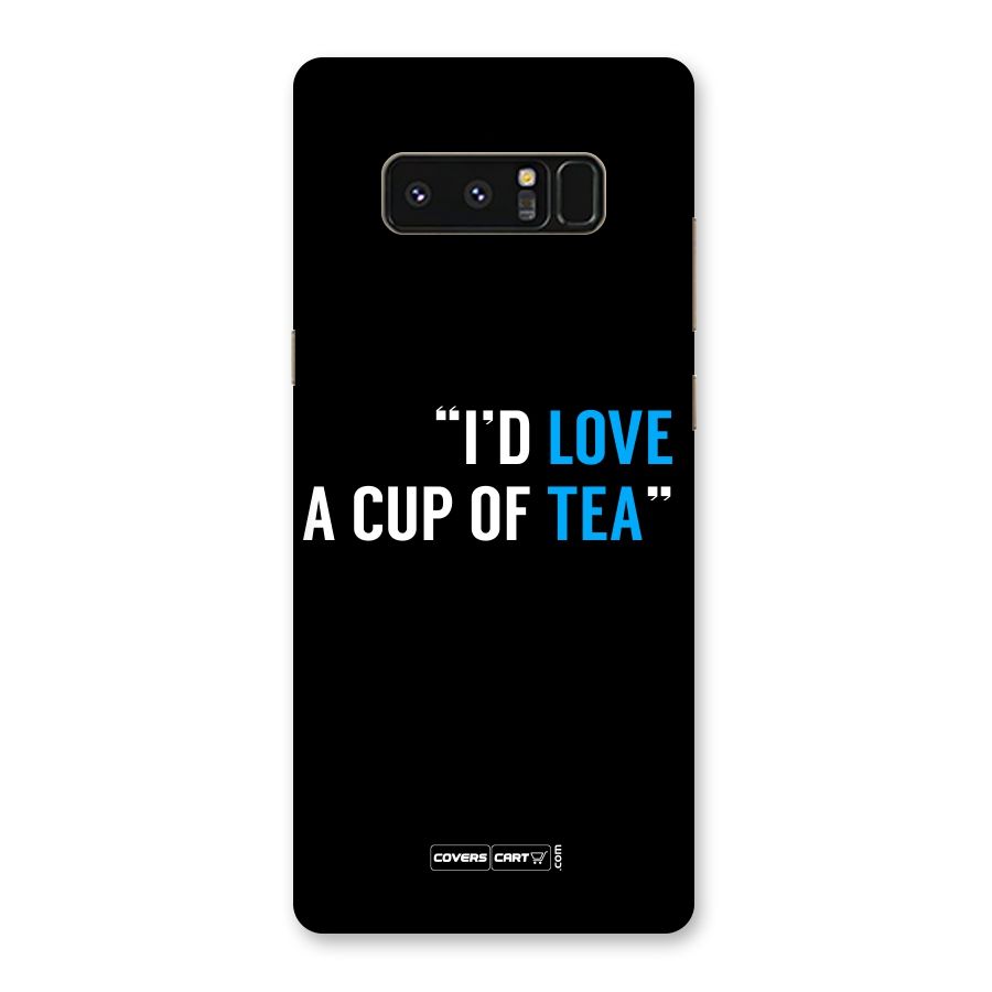Love Tea Back Case for Galaxy Note 8