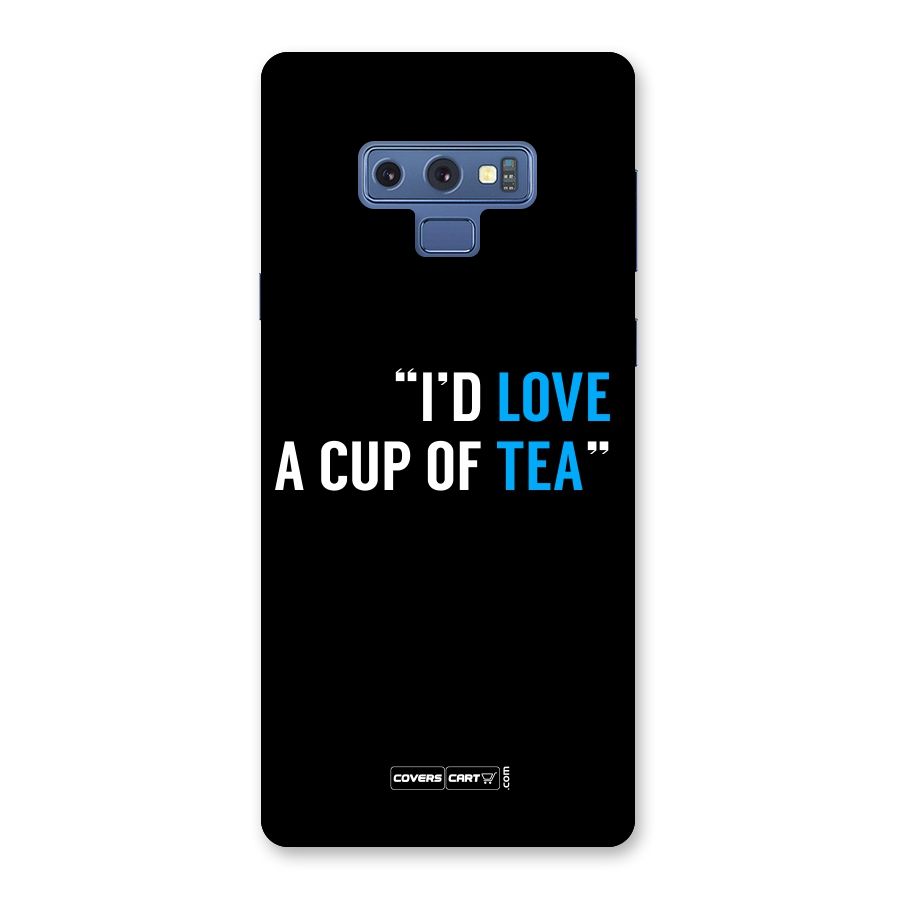 Love Tea Back Case for Galaxy Note 9