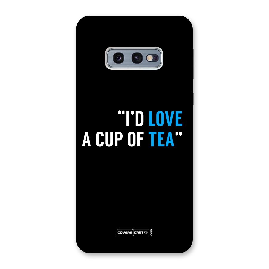 Love Tea Back Case for Galaxy S10e