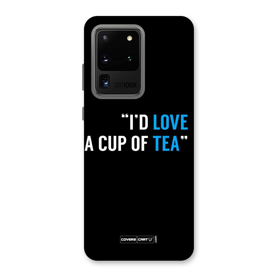 Love Tea Back Case for Galaxy S20 Ultra