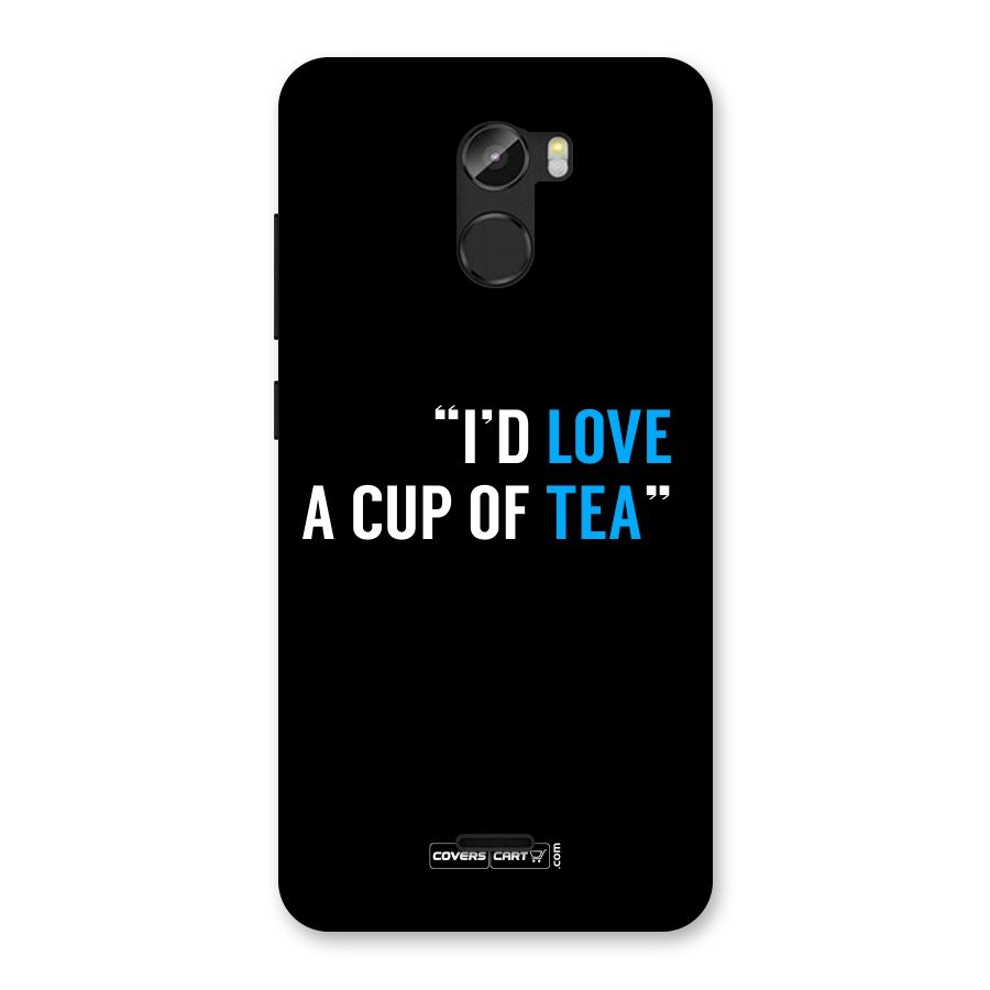 Love Tea Back Case for Gionee X1