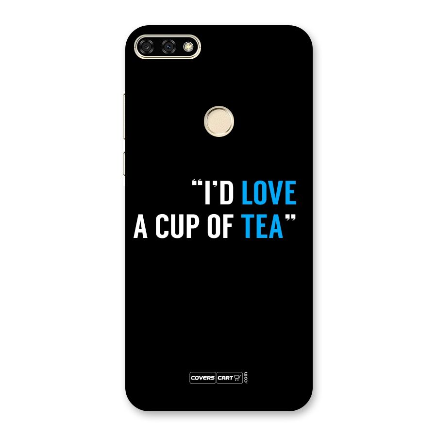 Love Tea Back Case for Honor 7A