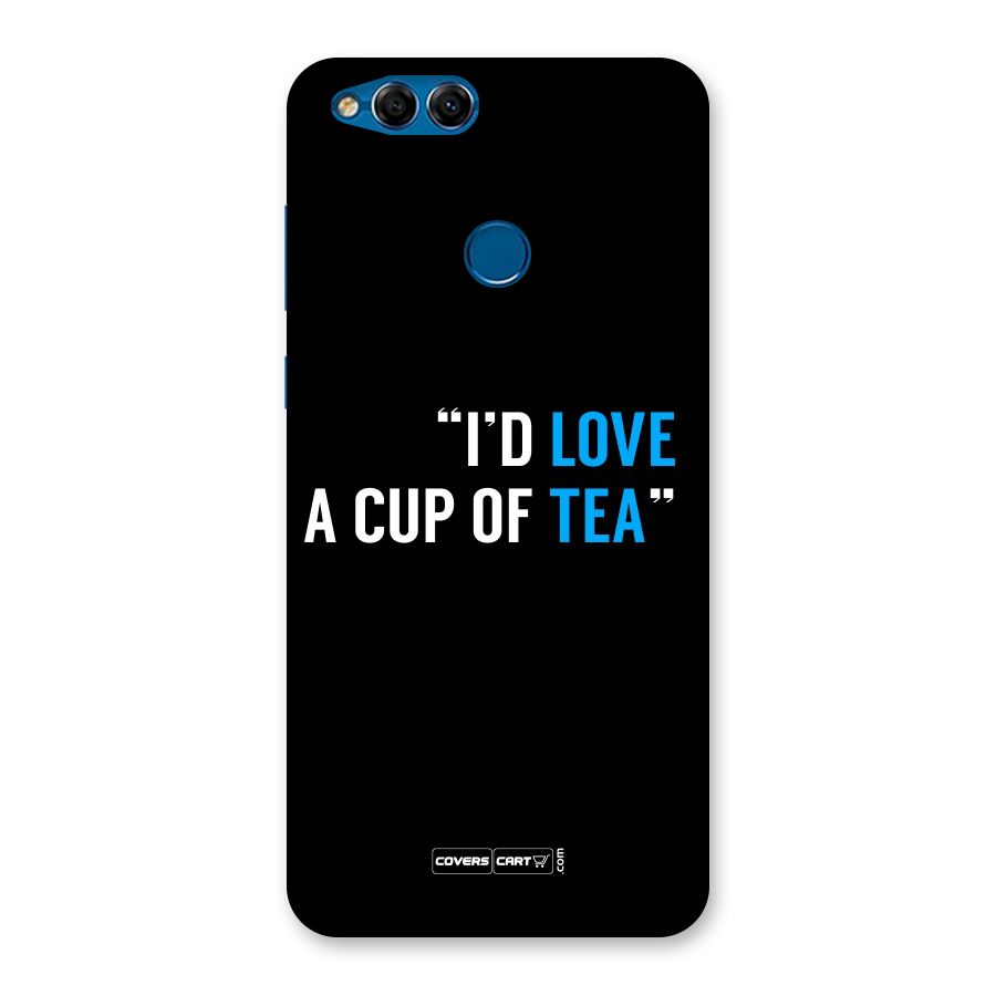 Love Tea Back Case for Honor 7X