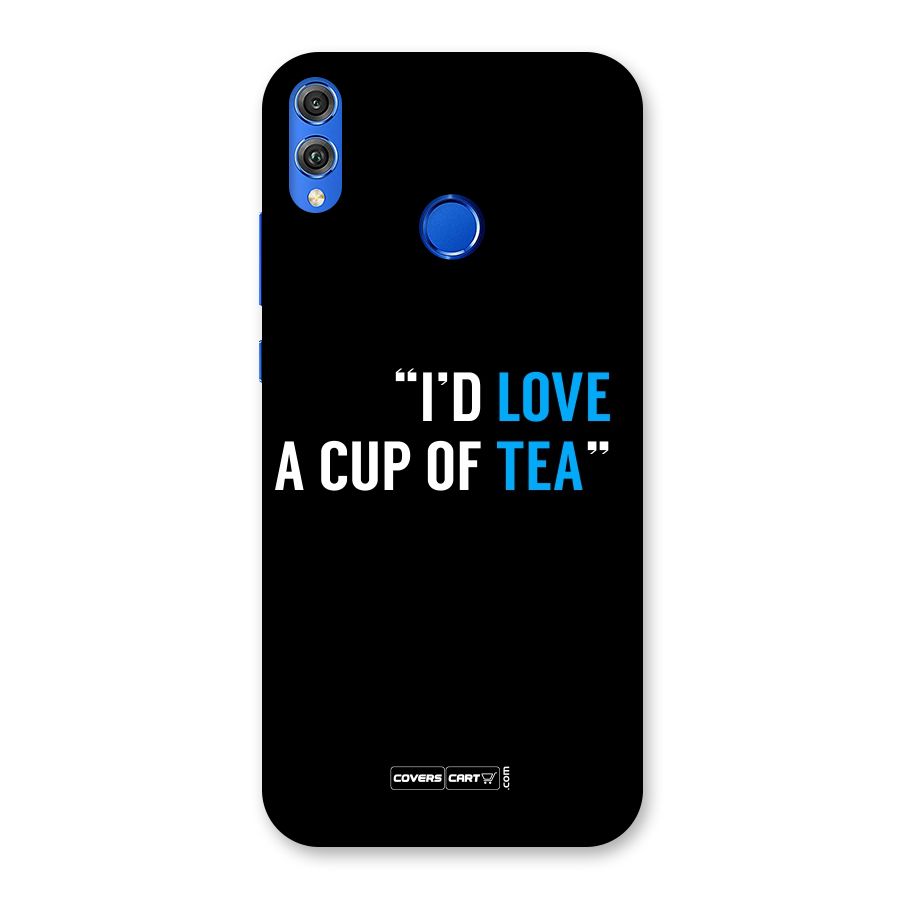 Love Tea Back Case for Honor 8X
