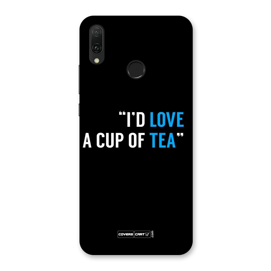Love Tea Back Case for Huawei Y9 (2019)