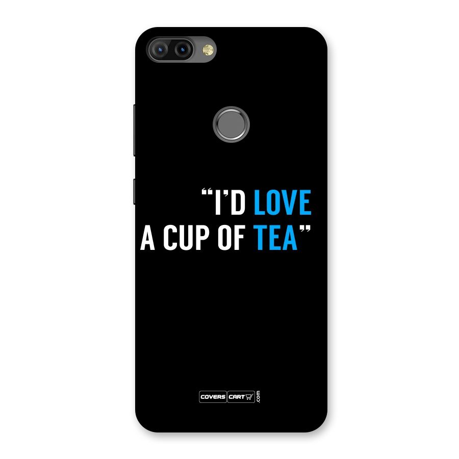 Love Tea Back Case for Infinix Hot 6 Pro