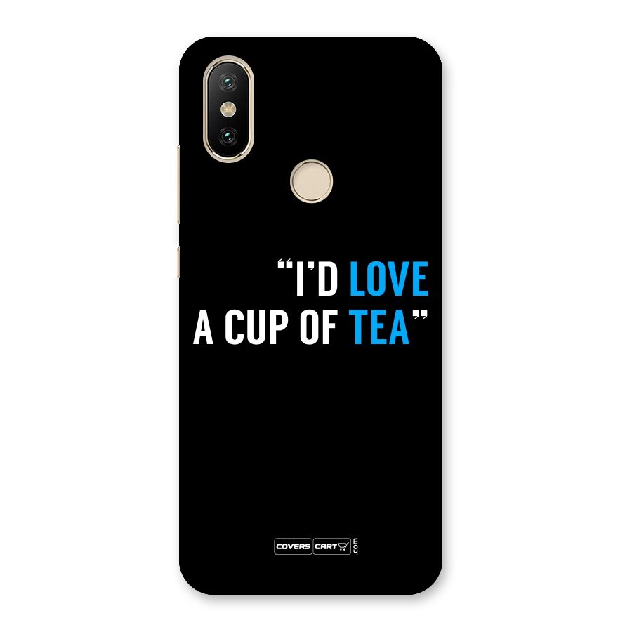 Love Tea Back Case for Mi A2