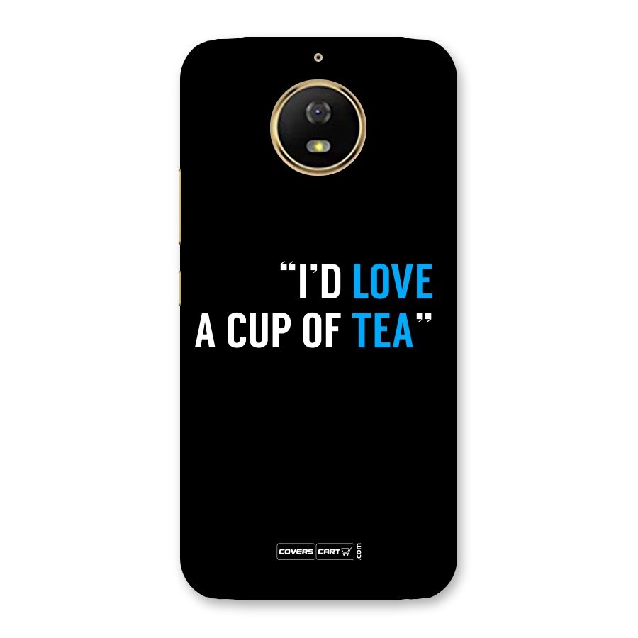 Love Tea Back Case for Moto G5s