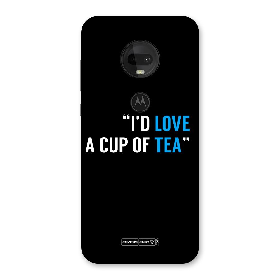 Love Tea Back Case for Moto G7