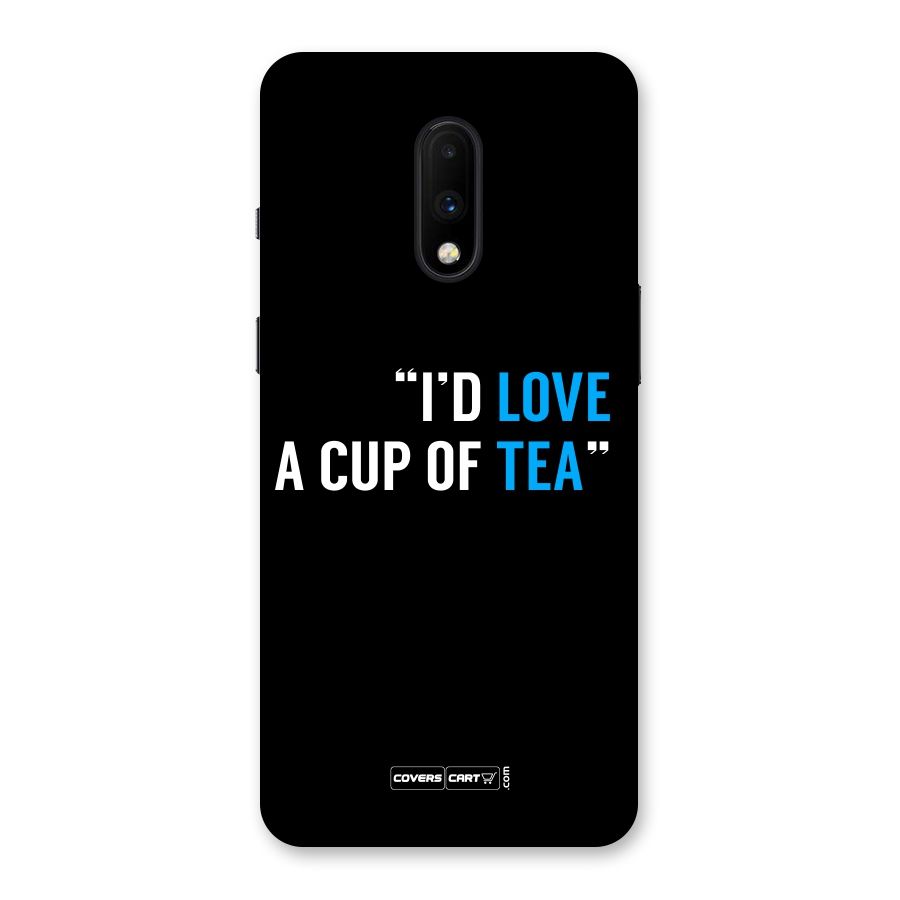Love Tea Back Case for OnePlus 7