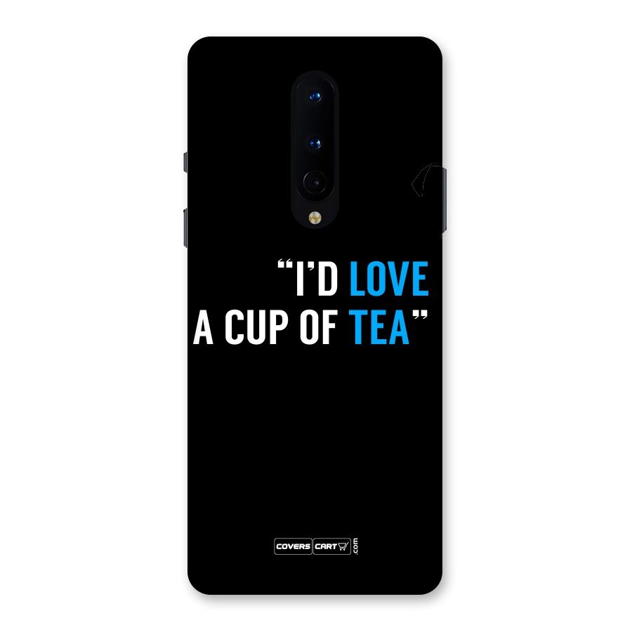 Love Tea Back Case for OnePlus 8
