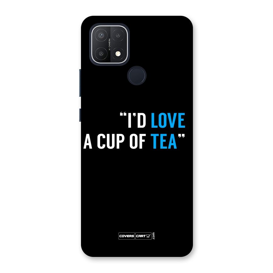 Love Tea Back Case for Oppo A15s