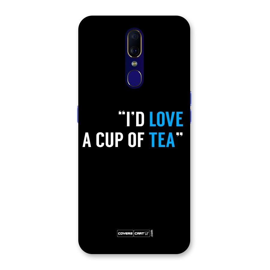Love Tea Back Case for Oppo A9