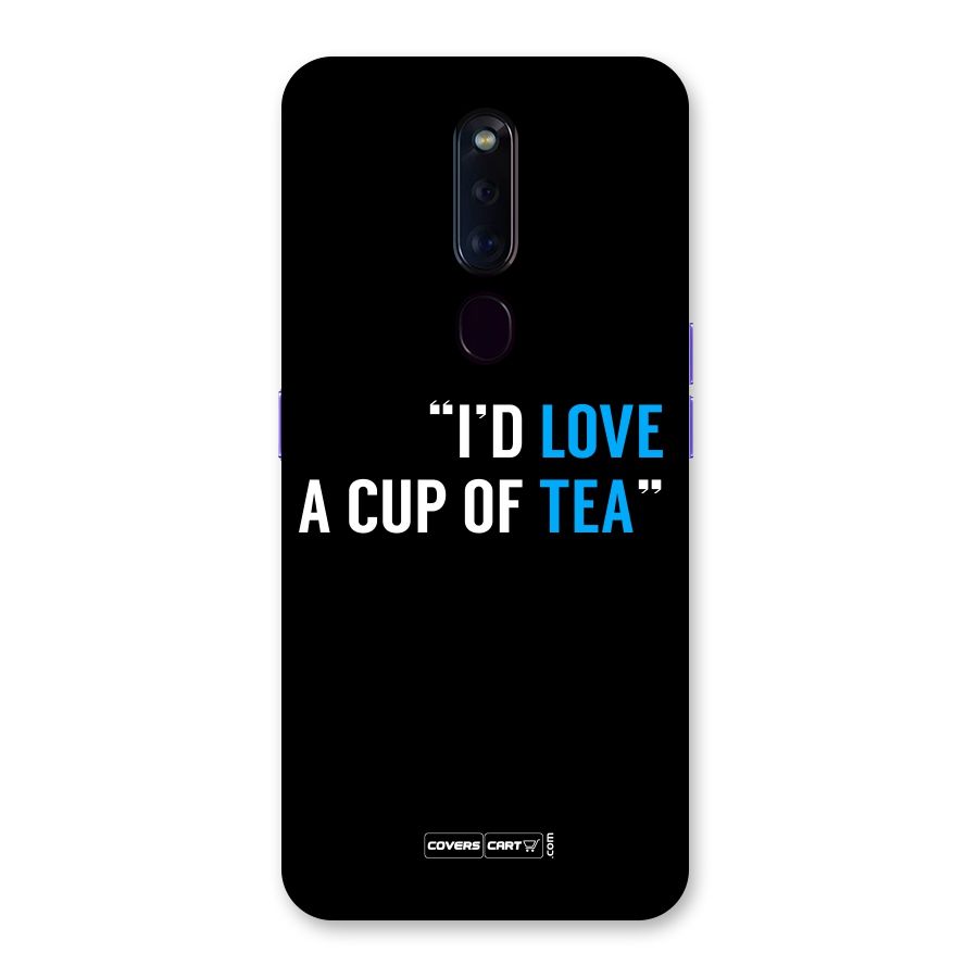 Love Tea Back Case for Oppo F11 Pro