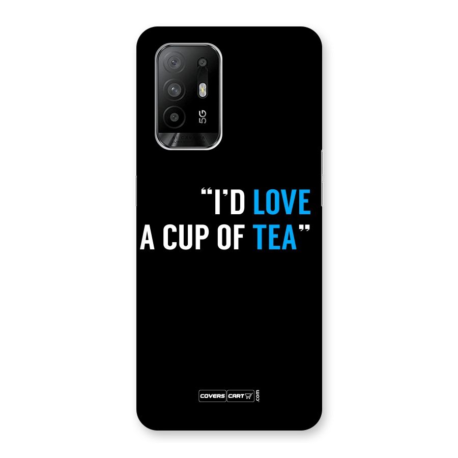 Love Tea Back Case for Oppo F19 Pro Plus 5G