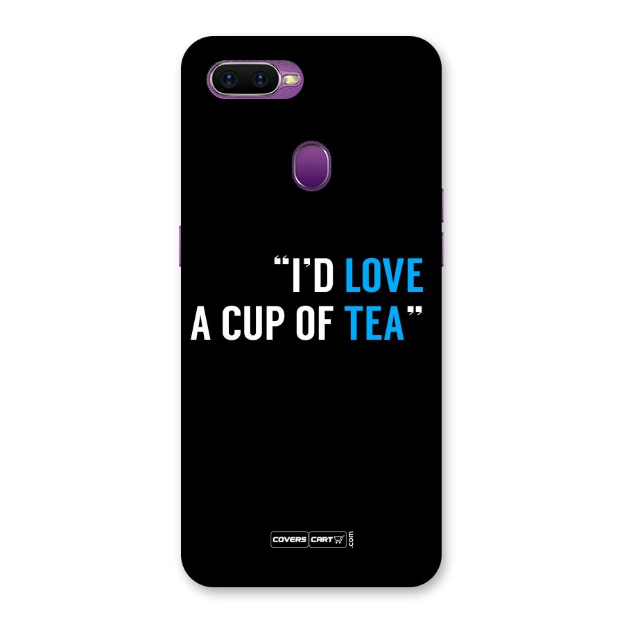 Love Tea Back Case for Oppo F9