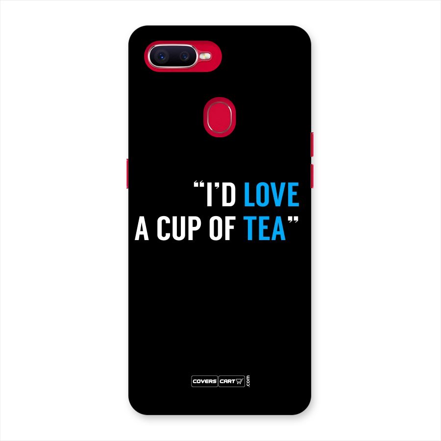 Love Tea Back Case for Oppo F9 Pro