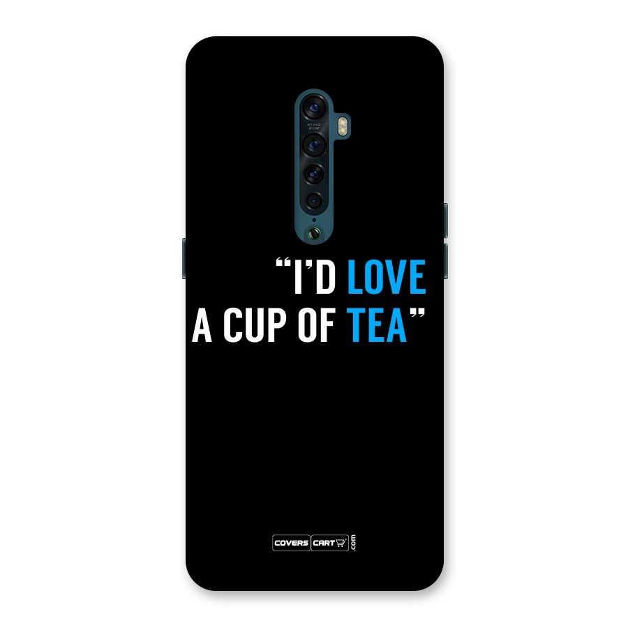Love Tea Back Case for Oppo Reno2