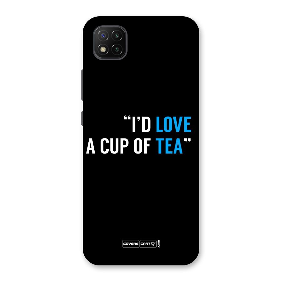 Love Tea Back Case for Poco C3
