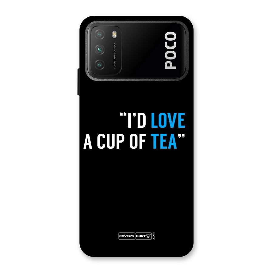 Love Tea Back Case for Poco M3