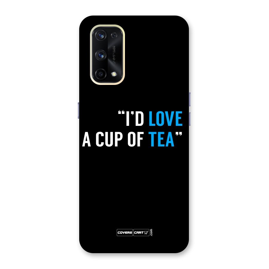 Love Tea Glass Back Case for Realme X7 Pro