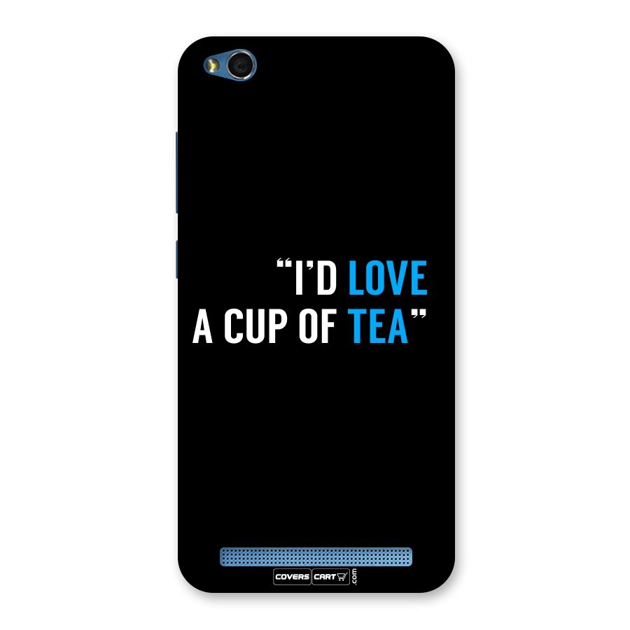 Love Tea Back Case for Redmi 5A