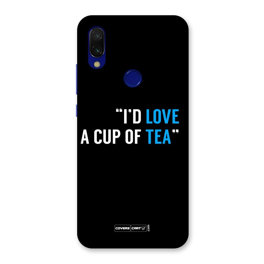 Love Tea Back Case for Redmi 7