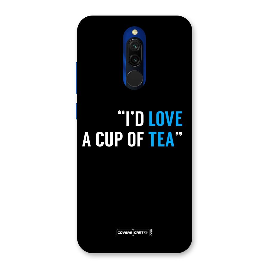 Love Tea Back Case for Redmi 8