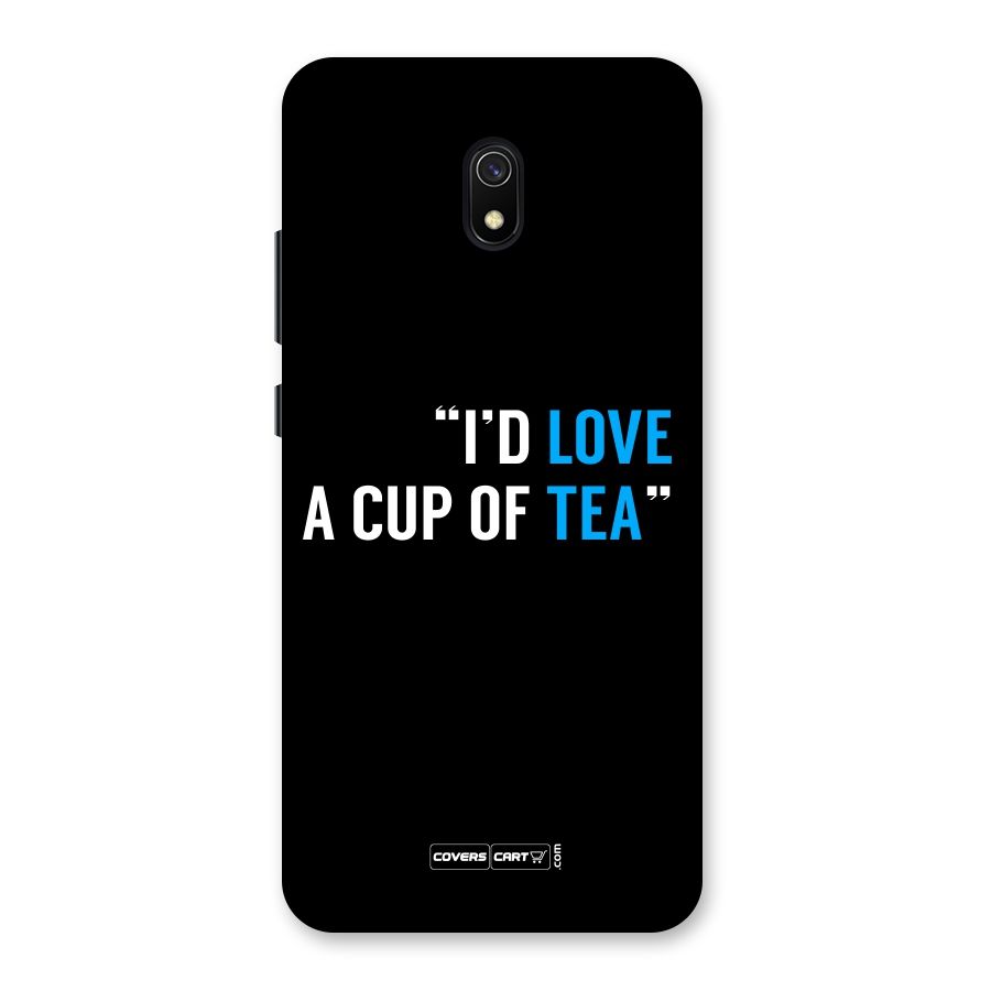Love Tea Back Case for Redmi 8A
